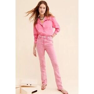 AFRM Pink Straight Leg Jeans for Women 30x32